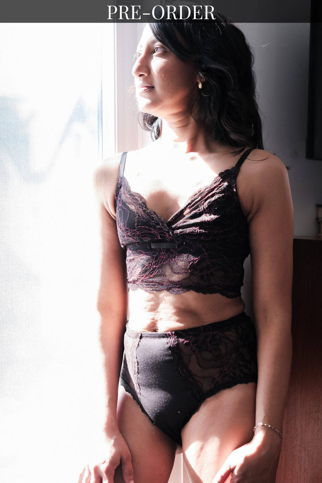 NIKKI ~ Performance Lace™ Long Line Mastectomy Bra