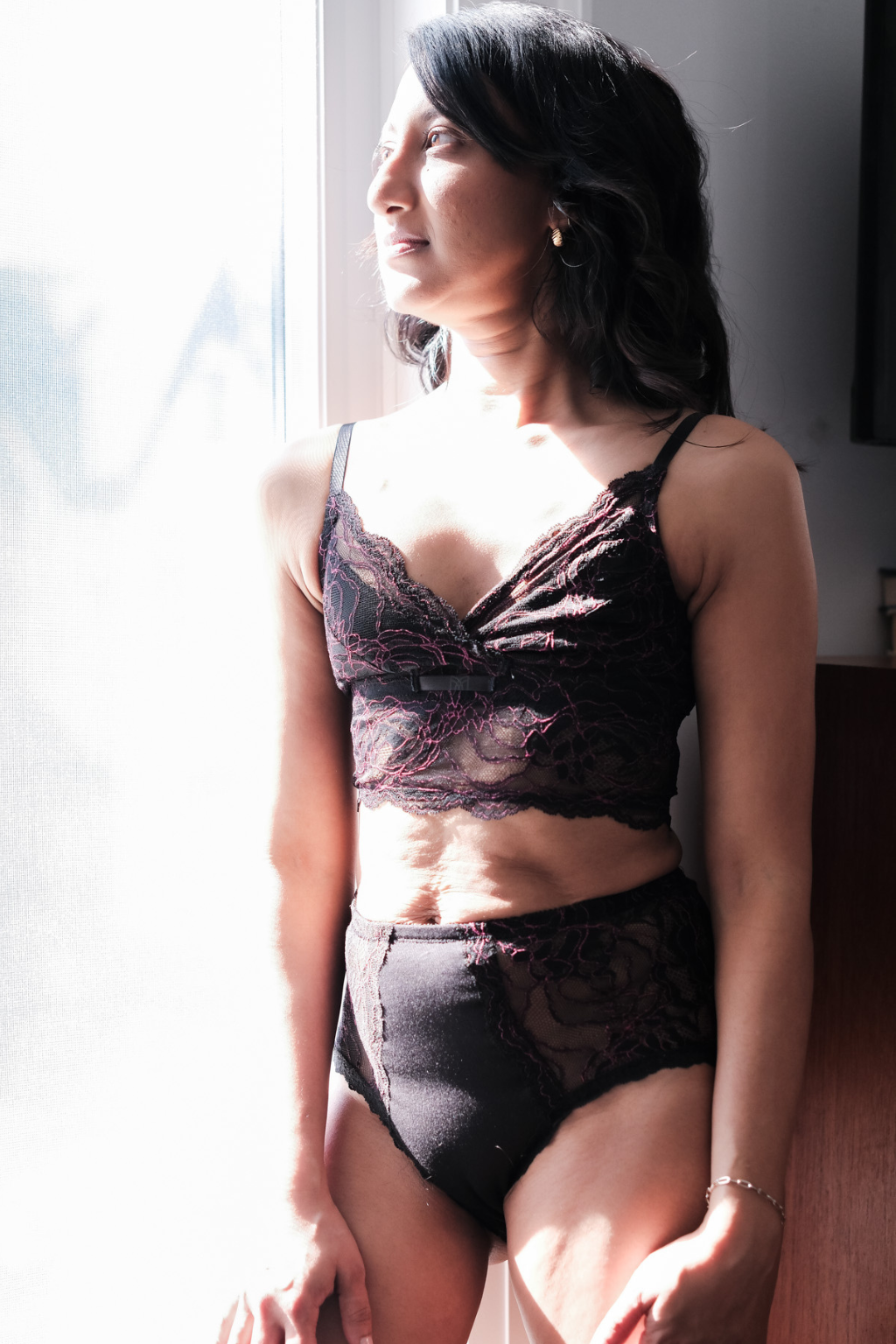 NIKKI ~ Performance Lace™ Long Line Mastectomy Bra