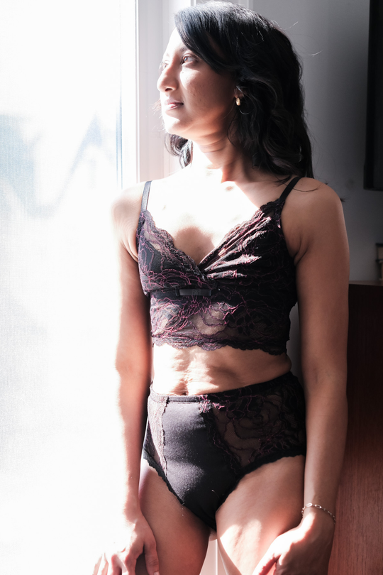 NIKKI ~ Performance Lace™ Long Line Mastectomy Bra