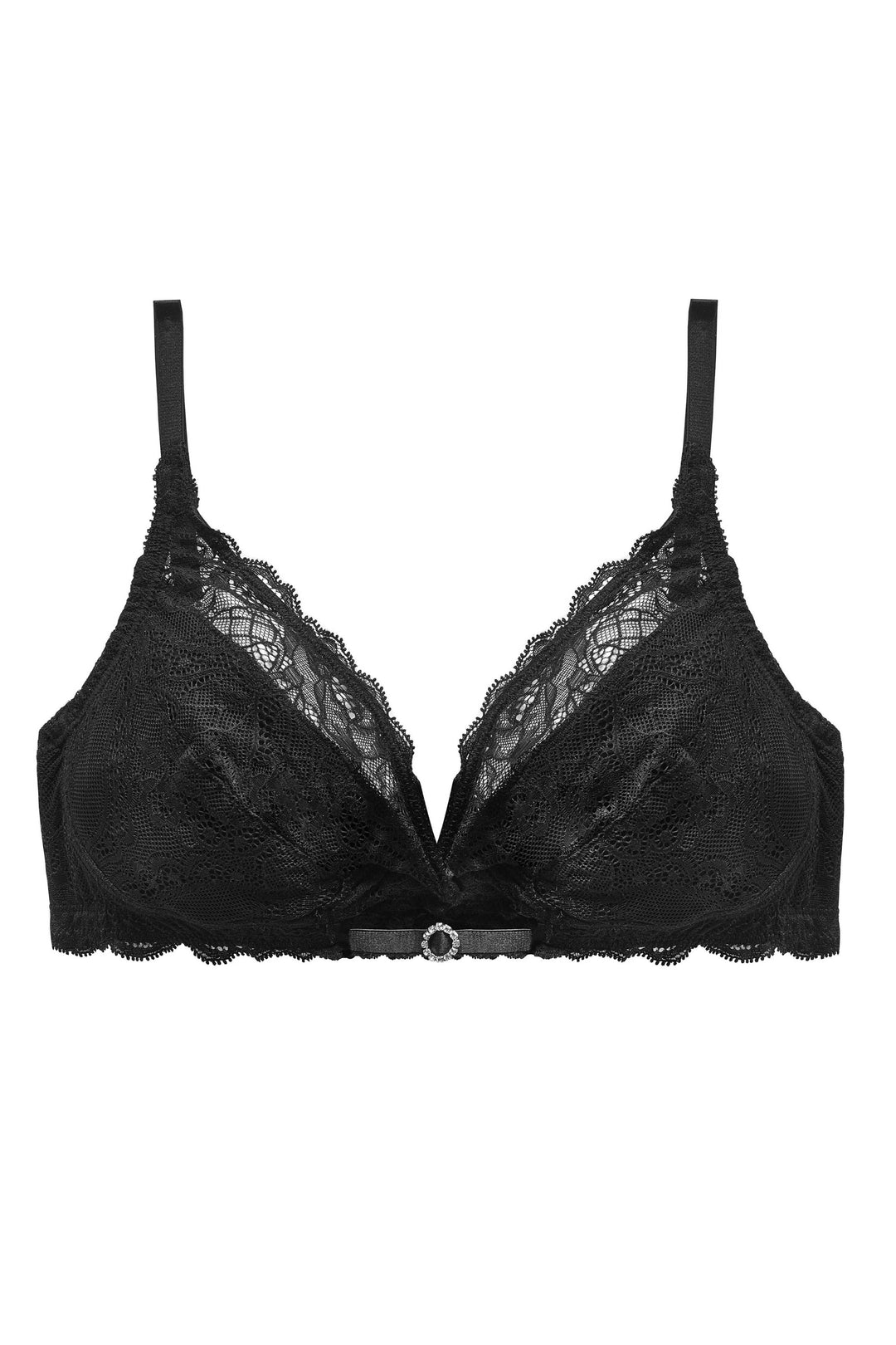 lace  black bra